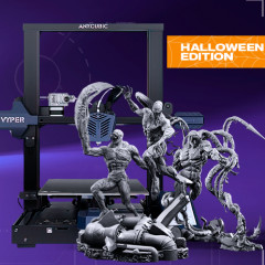 Anycubic Vyper 3D Printer + Venom + Riot Symbiote + Carnage