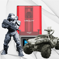 Creality Resin 3D Printer + Master Chief + Warthog M12B