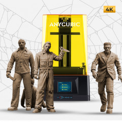 Anycubic Mono 4K 3D Printer + Jason + Michael Myers + Frankenstein's Monster 