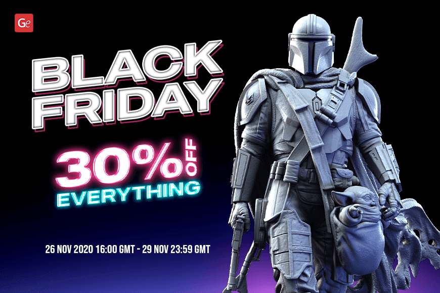 Black Friday 2020: 30% off everything on Gambody. Promo dates: Nov 26, 16:00 GMT - Nov 29, 23:59 GMT.
