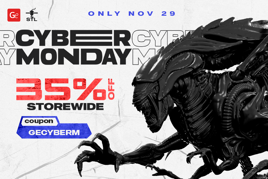 Cyber Monday 2021: Enjoy 35% off sitewide on 3D models. Use coupon code GECYBERM. Valid Nov 29.