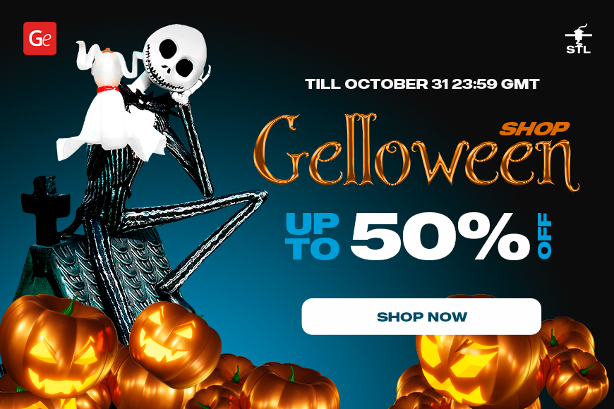 Galloween sale: Up to 50% off 3D models. Promo ends Oct 31, 23:59 GMT. Shop now!