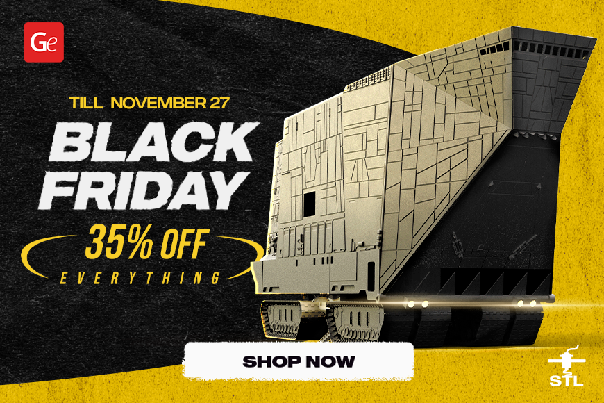 Black Friday 2022: 35% off on all 3D models for printing. Offer valid till November 27. Shop now.