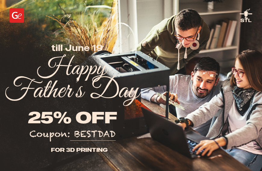 Father's Day 2024: 25% off 3D models with code BESTDAD till June 19. Celebrate with creative printing!