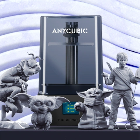 Anycubic Photon Mono 2 3D Printer + Grinch + Gizmo + Grogu + Kevin