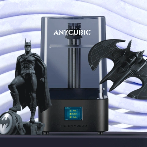 Anycubic Photon Mono 2 3D printer + Batman + Batwing