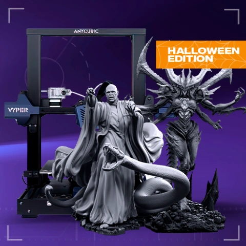 Anycubic Vyper 3D Printer + Diablo + Lord Voldemort