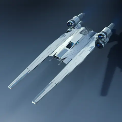 U-Wing Starfighter 3D Printer Files | Assembly + Action