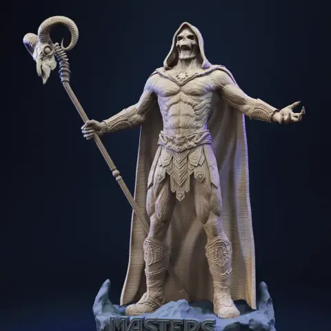 Skeletor Masters of the Universe 3D Printer Files | Assembly